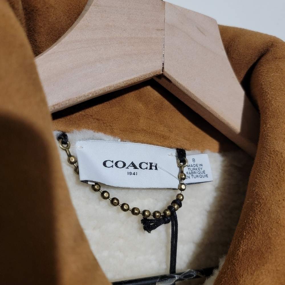 Coach Shearling Jacket - Picture 4 of 7